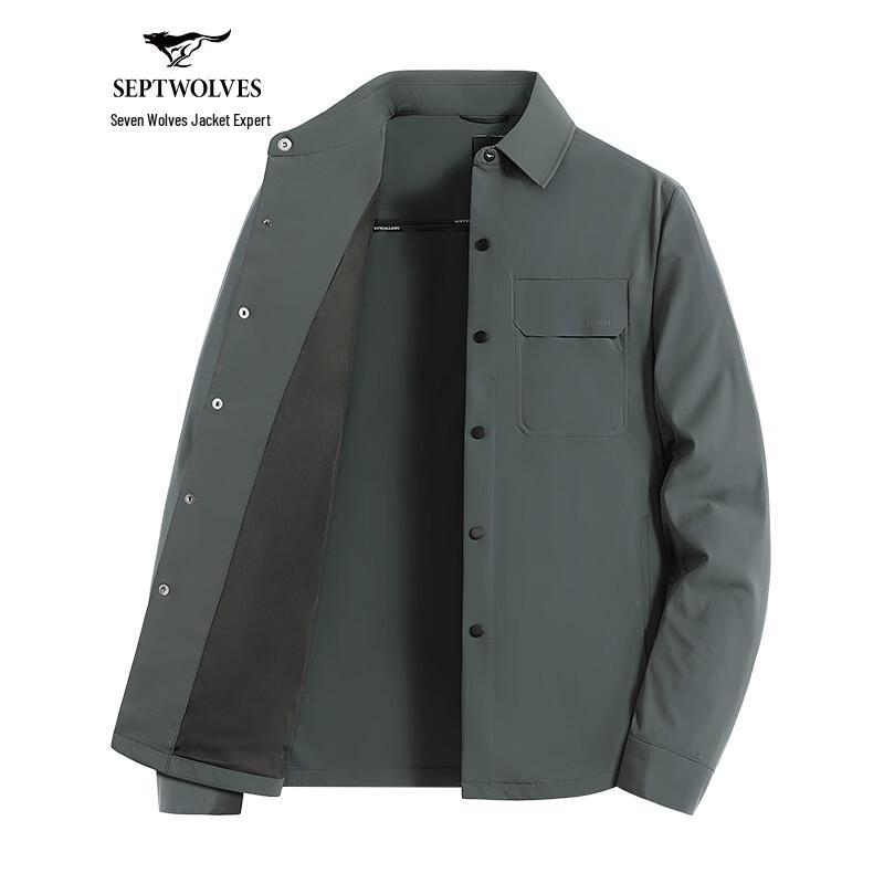 Qipilang Men's Spring Windproof Business Casual Jacket