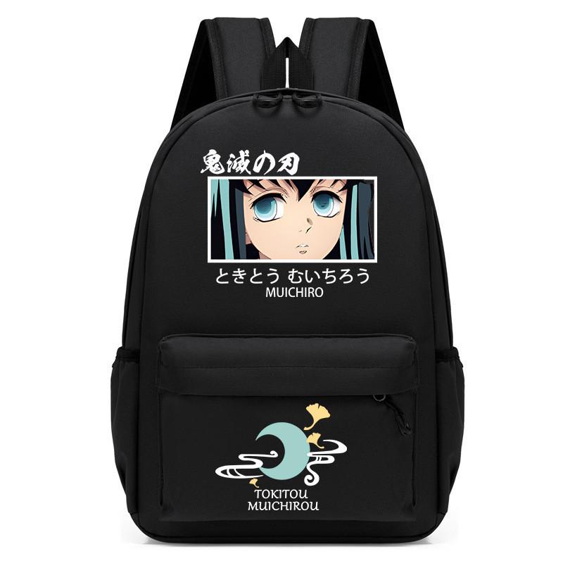 Demon Slayer Anime Print Backpack Student School Lightweight Small Bag