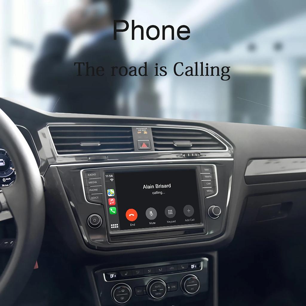 Wireless Carplay Android Auto For VW Volkswagen Passat B8 Golf Polo Seat  MIB MIB2 Android Auto Module Mirror Link