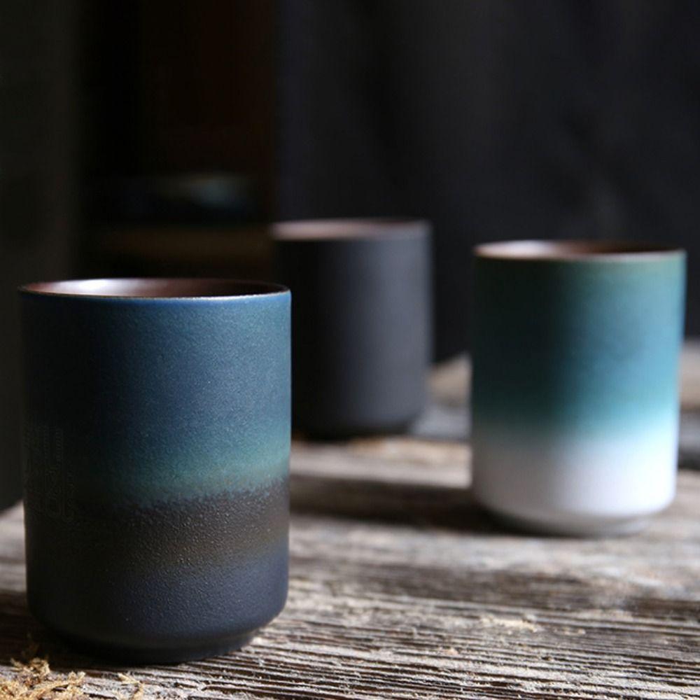 Retro Master Cup Gradient Color Coffee Mug Practical Water Cup Restaurant