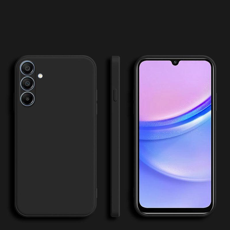 Square Liquid Silicone Phone Soft Case For Samsung Galaxy A55 A35 A25 A15 A05 A14 A24 A34 A54 A33 A53 A73 A32 A13 A23 5G Cover