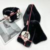 Camellia Warm Earmuffs Collar Shawl Neck Warmer Plush Fur Scarf New Ear Cover  Women