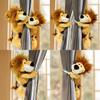 Cute Lion Window Curtain Clip With Fabric Material For Kids Decoration Bedroom