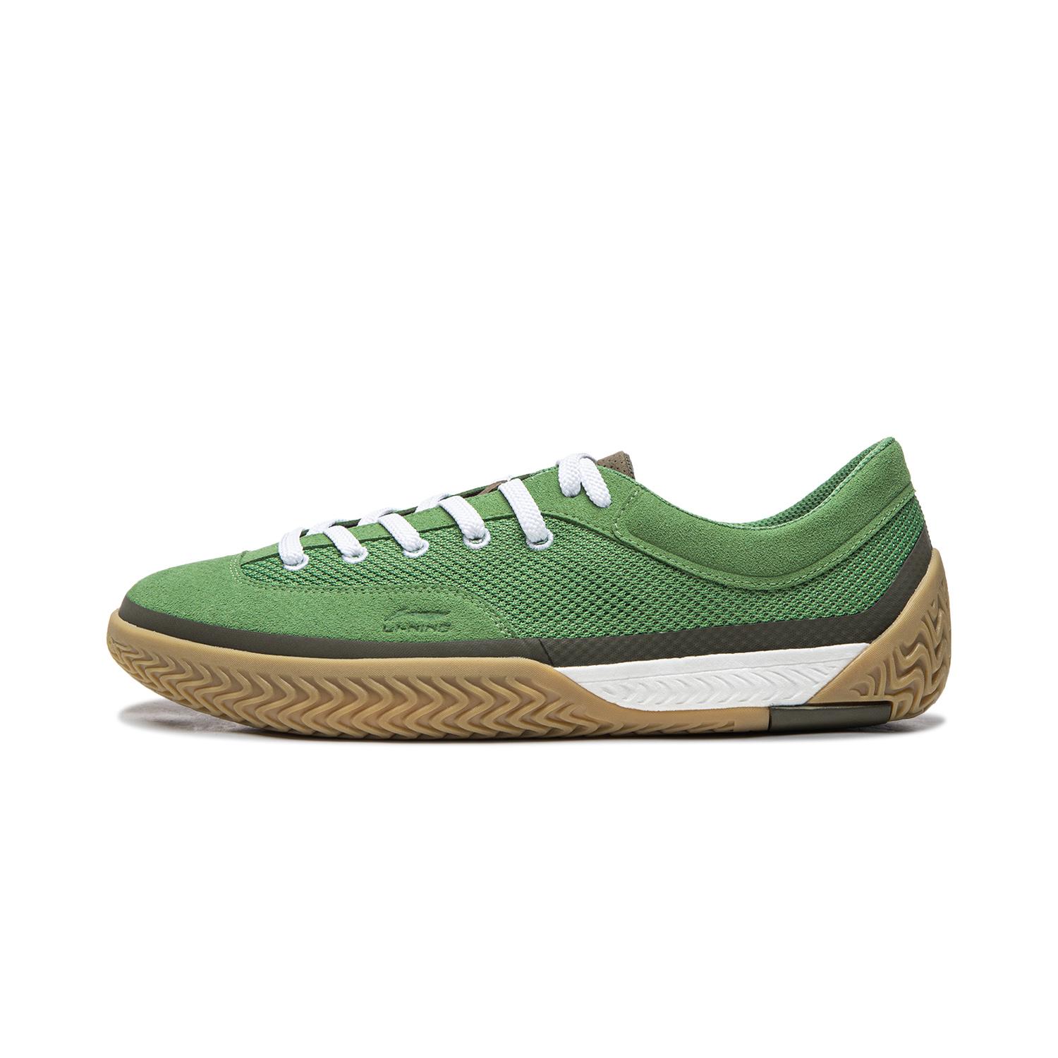 

Li Ning Break The Mold Cushioning Slip Resistant Abrasion Resistant Breathable Low top Casual Shoes Men s Green AGCW207-3 41.5