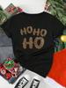 Unisex Christmas Santa Claus Printed T Shirt Christmas Xmas Cartoon Top Tshirt Harajuku Fashion New Year Tshirt Clothing