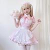 Süßes Lolita Dienstmädchenkleid Cosplay Kostüm Anime Mädchen Outfit Rosa S-4XL 2026