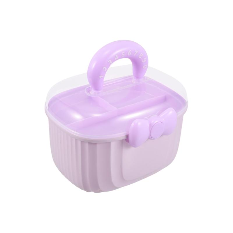 Clear View Storage Organizers For Girls Women 2 Layer Durable Plastic Travel Friendly Case With Comfort Grip