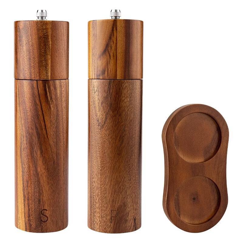 Abdo Acacia Wood Manual Pepper Grinder