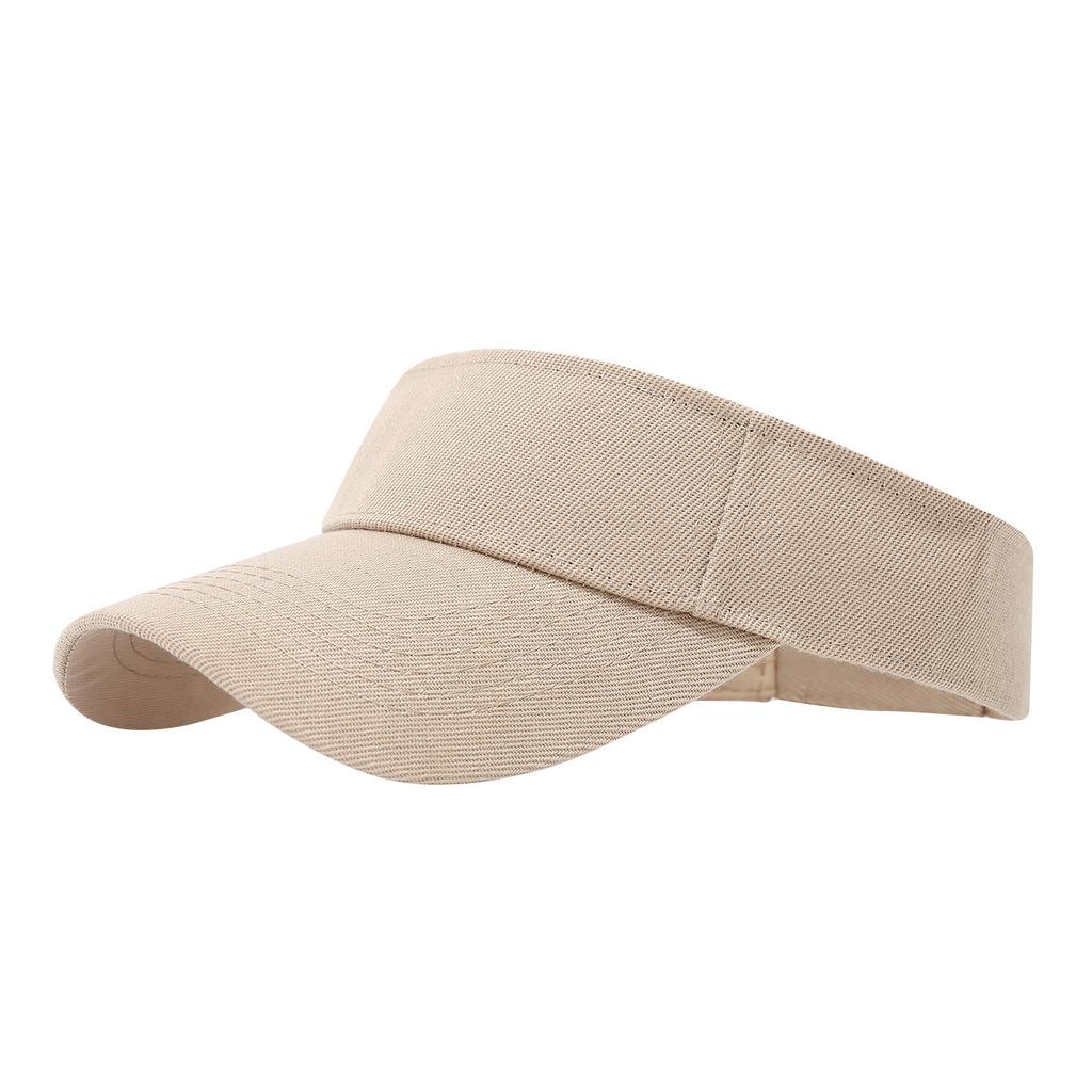 Outdoor Sports Hat Summer Sun Hat Men Women Cotton Adjustable Visor UV Protection Top Empty Solid Sport Tennis Golf Running Hat