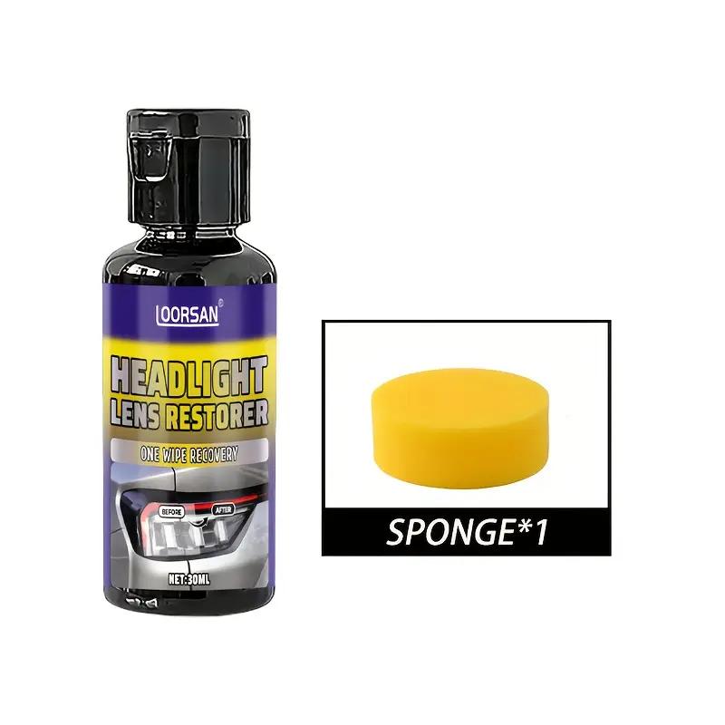 

Профессиональная полировальная паста для фар - простой в использовании набор для ухода, подходит для окисленных, пожелтевших и поцарапанных фар