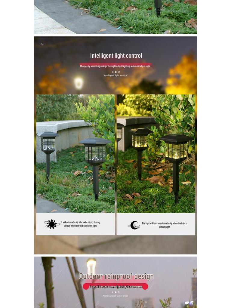 Waterproof Solar Lamp for Garden, Villa, or Park