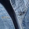 Women's Washed Striped Denim Vest