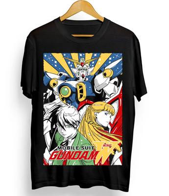 T-shirts Anime Japonais pour Hommes et Femmes Gundam Wing T-shirts T-shirts Anime Japonais Chemises Manga Art Graphique Toutes Tailles