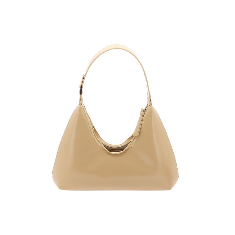 New By Far Cow Leather Handbag, Shoulder Bag Women's Beige 20PFAMRSCEWLARCREAM