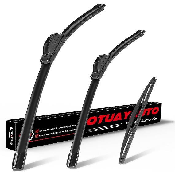 OTUAYAUTO 22"+22" Windshield Wiper Blades Replacement for Chevrolet Silverado 1500 2500 3500 1999-2006 2019-2024 Front Window Wiper Fit Factory