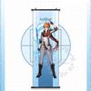 Impact Genshin Scroll Hanging Painting Anime Character Bedroom Decoration Painting Comic Exhibition Two-Dimensional Poster