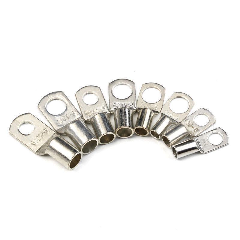 140Pcs/Box Cable Lugs Set 60Pcs Open Barrel Terminals + 80Pcs Heat Shrink Tubing