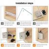1 Pair Zinc Alloy Self-closing Glass Door Hinge No Drilling Frameless Clamp Side Mounted Hardware Furniture Accessories