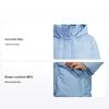 Chaqueta Plumífero Cálida con Capucha Neo Casual para Mujer Ropa Exterior Azul Cielo H18622