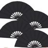 10 Inch Kung Fu Fan Folding Fan Martial Arts Double Sided Plastic Chinese Sound Fan Fitness Dance Classic Kung Fu Fan
