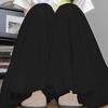 Women Pants Elastic Waistband Adjustable Drawstring Wide Leg Bud Skirt Pants with Pockets Pure Color Loose Fit Summer Pants Daily Wear