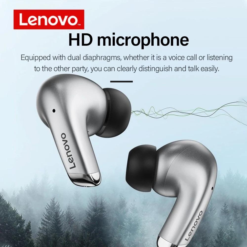 Lenovo Auricolari Bluetooth wireless LP5 HiFi Music Auricolari con microfono Cuffie sportive impermeabili