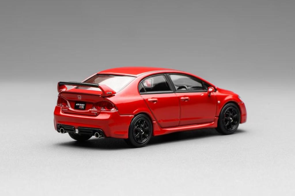 FREESTYLE MOTORHELIX Scale Honda Civic Mugen RR Red Finished Model M65410 1/64 (FD2)