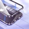 iPhone 14 Plus Case, Magnetic Dual Glass, Purple