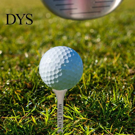 Tee for Reducing Ball Rotation 50Pcs Plastic Golf Tees Three-head Design Professional Reduce Friction Serving Pins Performance-enhancing 38/6983mm