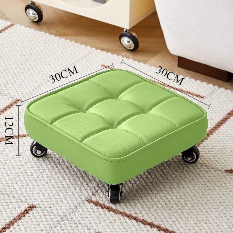 Shoe Changing Stool with Wheels Removable Portable Children's Stool Luxury Creative Footrest Home Entrance Footstool Furniture
