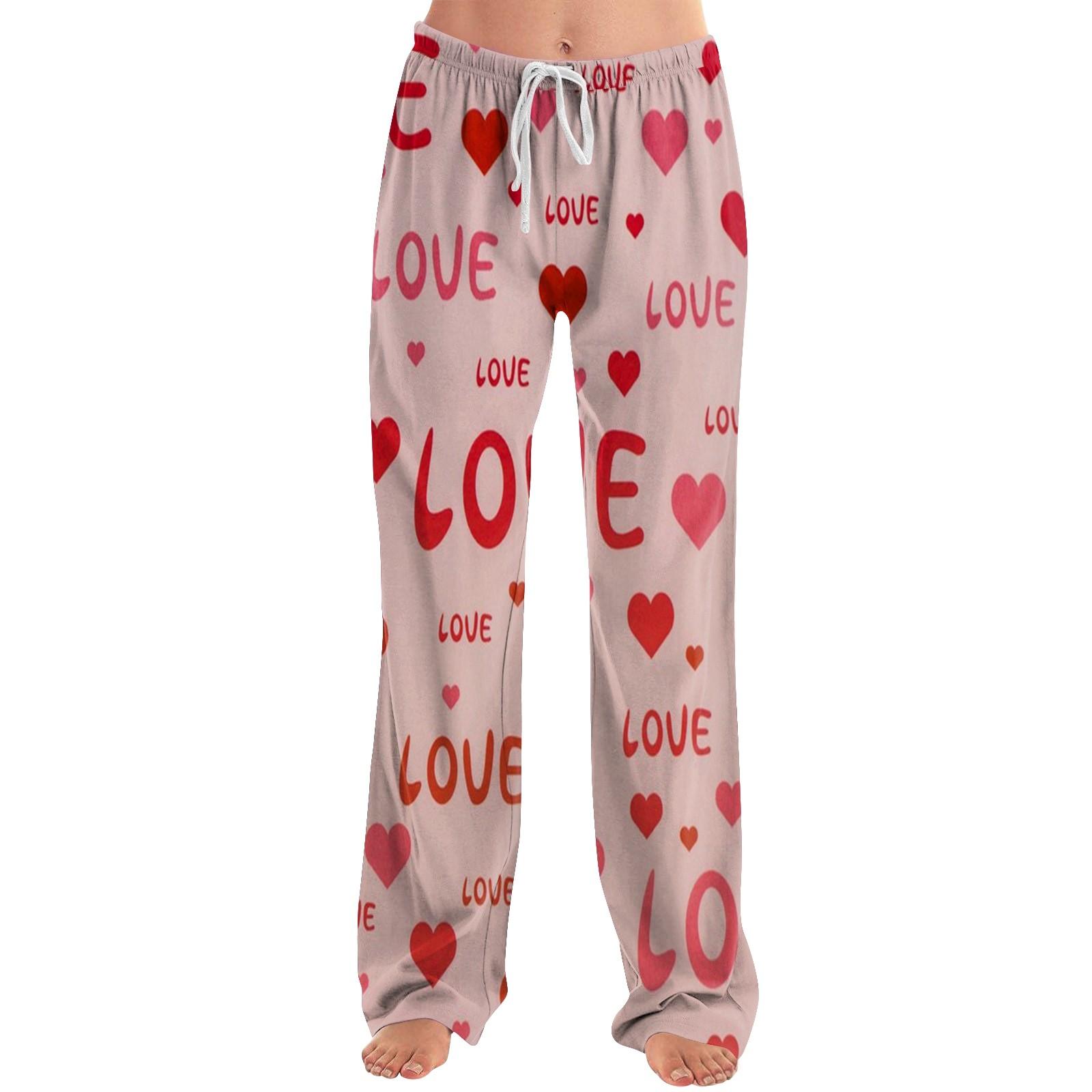 

Женские пижамные штаны, одежда для сна, повседневные брюки с эластичной резинкой на талии, удобные прямые свободные брюки для йоги XXXL