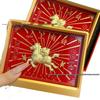 Pure Gold Wealth-Attracting Ornament Photo Frame - Ideal for New Homes, Weddings, or Business Gifts