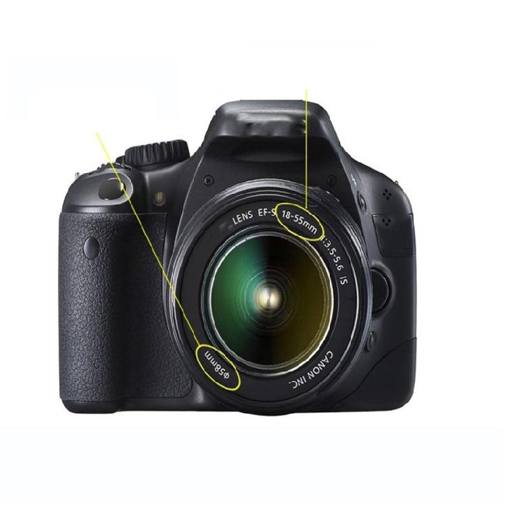 49/52/55/58mm Professional Wide Angle Lens Macro Portion 0.43x for Photography