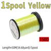1Spool 150D Shimmering Lumo Fly Tying Thread Material Flashy and Glow Ideal for Buzzers, Dry/Wet Flies & Fly Body