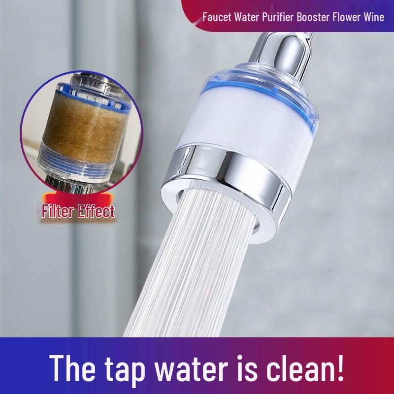 360° Rotating Faucet Aerator with Splash Guard & Water Saver Extension