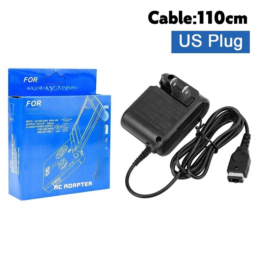 5.2V Home Wall Travel Charger AC Adapter for Nintendo DS NDS GBA SP Advance SP - Power Supply Charging Cable EU/US Plug
