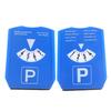 1pc Blue Digital Car Parking Timer Disc - Easy-to-Use Arrival Time Display Clock Tool for Parking Enforcement & Daily Car Use