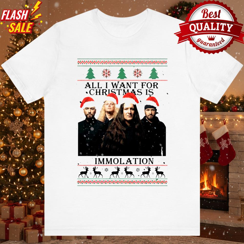 Immolation Band Christmas For Fan T-shirt S to 5XL NE420 Unisex T-Shirt S