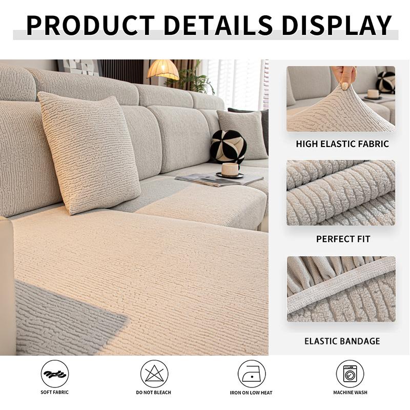 Thicken Stretch Sofa Seat Cushion Cover All-Inclusive Sofa Cushion Cover Soft Anti Slip Sofa Slipcover Dogs Furniture Protector