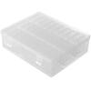 Transparent Jewelry Small Beads Box, Storage Box for Accessories, Organizer for Tabletop Clutter, Plastic Multi-compartment Set