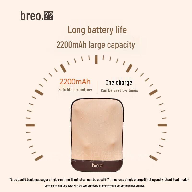 Breo Back5 Lumbar Massage Cushion