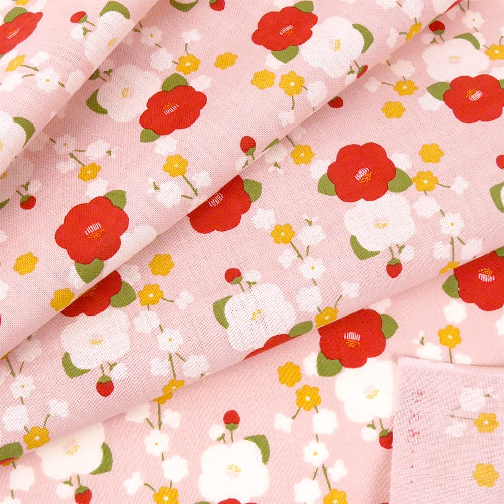 Hamamonyo Tenugui Celebration Camellia