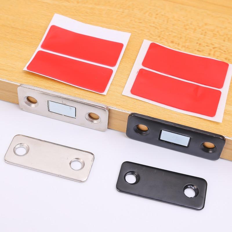 Magnetic Cabinet Catches Strong Adhesive Window Door Closer Latch Invisible Door Stopper Patch For Kitchen Bedroom Hardware Kit