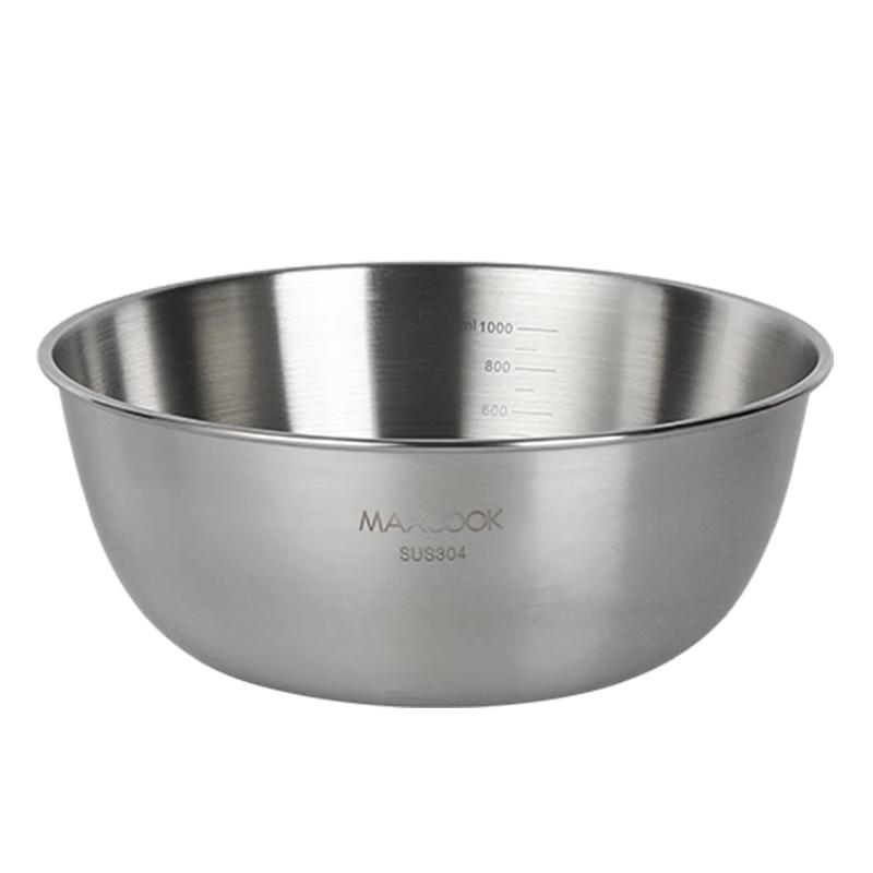MAXCOOK 304 Stainless Steel Multi-Purpose Mixing Bowl