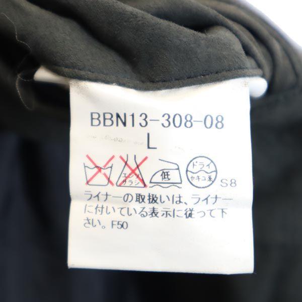 BURBERRY Sanyo Shokai Made in Japan Faux leather lining coat Quilted back Men's Used