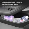 NovaAcc 4PCS Door Side Storage Box For Tesla Model 3 Highland 2024 Door Organizer Tray Door Handle Armrest Door Pocket Inserts