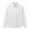 TIFICY Women's Fashion Casual Spring Autumn Solid Color Print Long Sleeve POLO Neck Blouses & Shirts