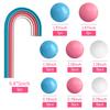 21pcs Pink Blue Rainbow and Spherical Cake Decoration Reveal Gender, Party Baking Decoration, Birthday Party Supplies