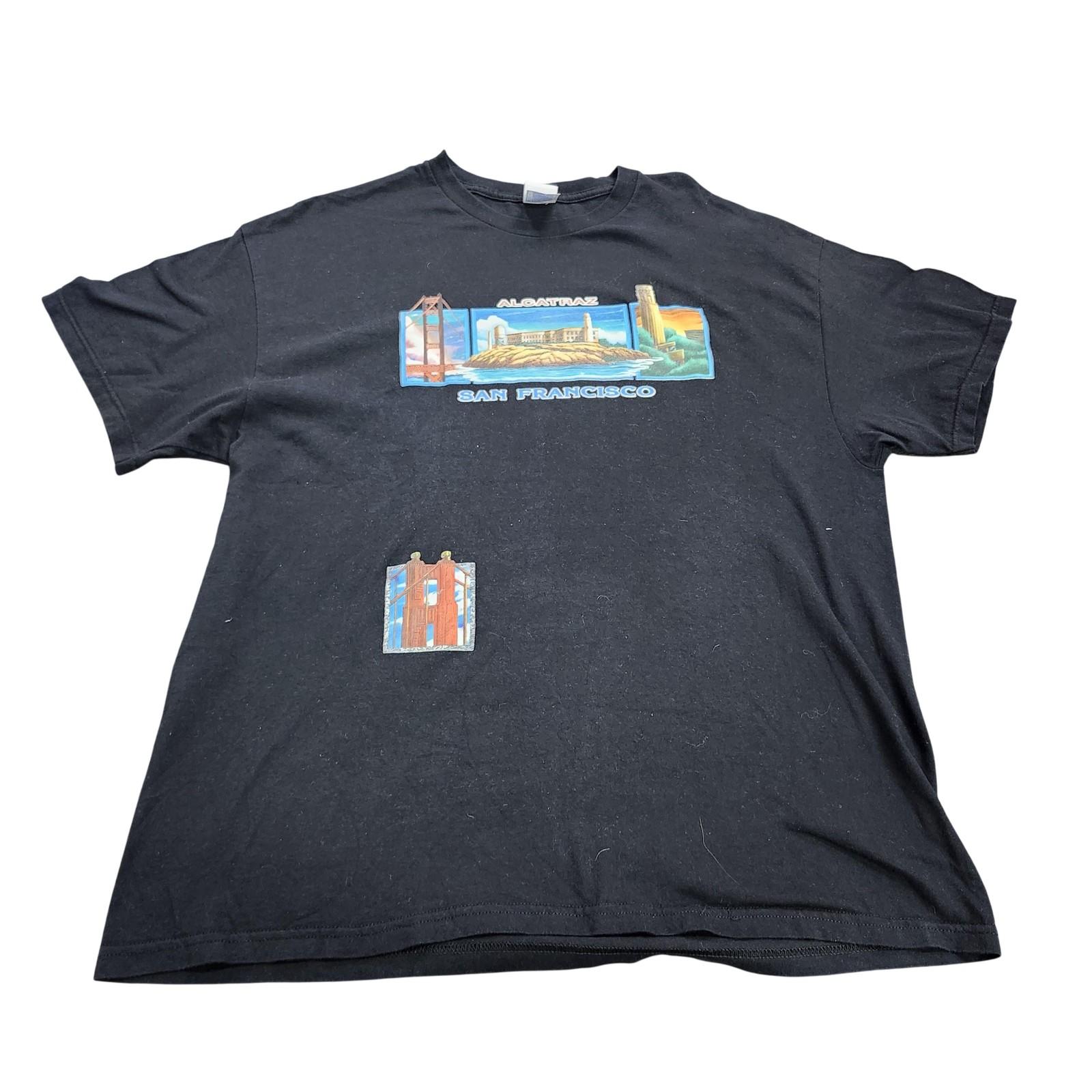 Tennessee River Shirt Mens XL Black Alcatraz San Francisco Graphic Tee Souvenir Unisex T-Shirt XXXXL