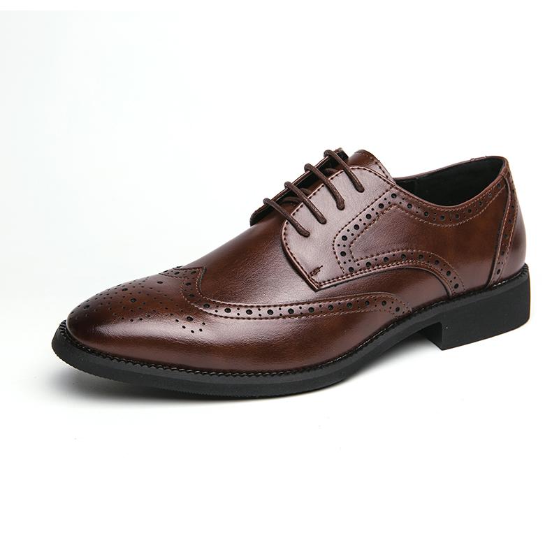 Fashion Leather Shoes For Man Genuine Leather Big Size Shoes High Quality Designer Formal Shoes Casual Shoes Fashion Business